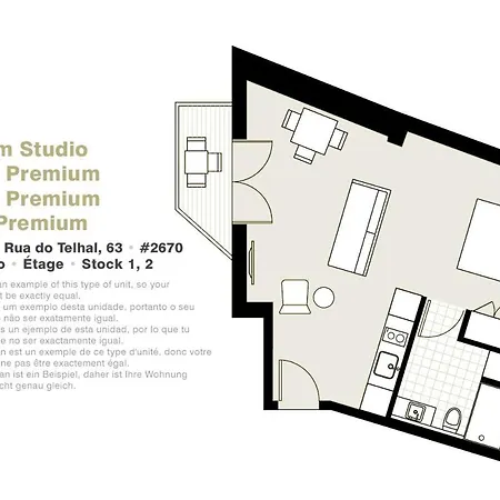 Serviced - Avenida Appartement