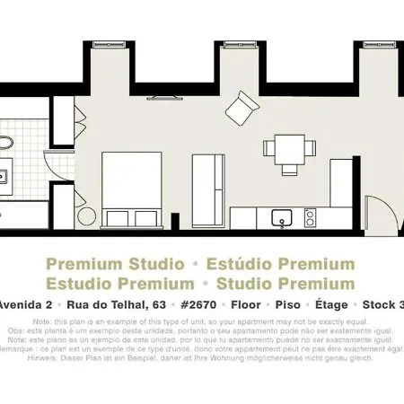 Serviced - Avenida アパート *